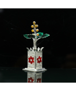 925 sterling silver tulsi plant basil rosary plant, puja temple article ... - $69.29