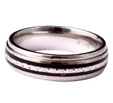 925 Plata de Ley Anillo de Banda para Mujer Boda Regalo Unisex Ropa - £34.53 GBP