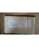 Fire Control Instruments FC-72 Series Fire Alarm Control Auxiliary Relay... - $19.59