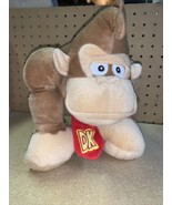 Donkey Kong 13” Stuffed Plush Animal 2016 Nintendo Super Mario Bros Lice... - $216.86 MXN