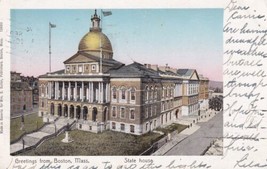 Boston Massachusetts MA Postcard 1905 UDB State House - £2.24 GBP