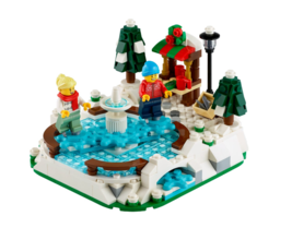 LEGO 40416 Limited Edition ICE SKATING RINK Moveable Winter Christmas Set - £39.14 GBP