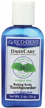 Eco-Dent Daily Care Baking Soda Toothpowder, Mint 2 oz - £9.60 GBP