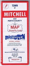 Ontario Town of Mitchell Map &amp; Shopping Guide 1989 Chamber of Commerce - $2.14