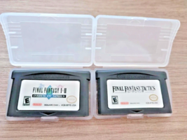 Final Fantasy Tactics and FF I &amp; II Nintendo GBA Gameboy games - £22.06 GBP