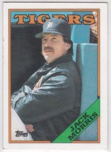 G) 1988 Topps Baseball Trading Card - Jack Morris #340 - £1.54 GBP