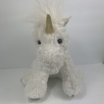 Aurora World White Plush Unicorn with Gold Horn 14 inch Stuffed Animal Toy - £11.83 GBP