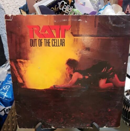 Primary image for Ratt  Out of the Cellar LP Signed Bobby Boltzer 1st Press Round and Round