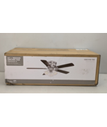 Clarkston II 44&quot; LED Indoor Brushed Nickel Ceiling Fan Frosted Glass Lig... - $57.72
