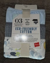 Hanes ~ Women&#39;s Brief Underwear Panties 3-Pair Cotton Blend Eco Friendly ~ XL - £11.01 GBP