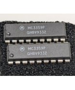 Lot of 2 NOS MC3359P DIP-18 HIGH GAIN LOW POWER FM IF - $19.79