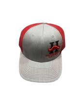 Richardson Handlebar Hat Co. Mustache Hat Gray Adjustable Cap Trucker Sn... - £7.02 GBP