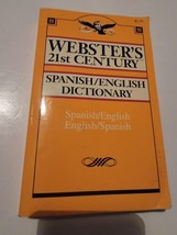 Webster&#39;s 21st Century - Spanish / English Dictionary (Book 1993) - £11.02 GBP