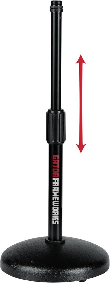 Gator Frameworks Desktop Microphone Stand - Round Weighted Base & Adjustable Item image 2
