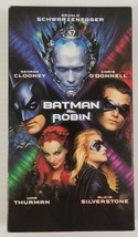 N) Batman Robin (VHS, 1997) Arnold Schwarzenegger George Clooney Chris O&#39;donnell - £3.88 GBP