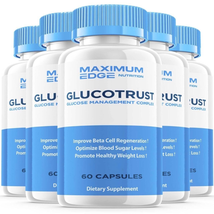 5-Pack Glucotrust Capsules Blood Sugar Support Supplement- 300 Capsules - £84.96 GBP