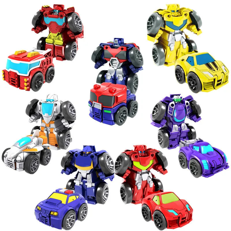 6CM Rescue Bots Car Toys Transformation Robot Action mini version deformation - £11.53 GBP