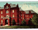 Lutheran Hospital La Crosse Wisconsin WI 1912 DB Postcard D20 - $1.73