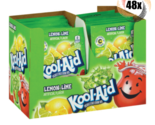 Full Box 48x Packets Kool-Aid Lemon Lime Soft Drink Mix | Caffeine Free | - £21.05 GBP