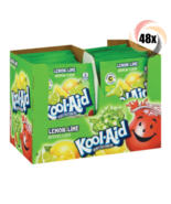 Full Box 48x Packets Kool-Aid Lemon Lime Soft Drink Mix | Caffeine Free | - £20.71 GBP