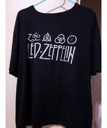 Led Zeppelin Men’s Black T Shirt X Large - £27.56 GBP
