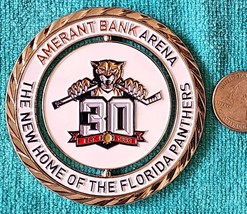 23-24 Florida Panthers - 30th Anniversary Season - 2-SIDED &quot;Spinning&quot; Coin - Nhl - £15.60 GBP