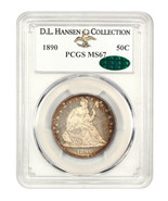 1890 50c PCGS/CAC MS67 ex: D.L. Hansen - £18,744.22 GBP