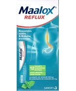 Maalox Reflux-Drinkable Suspension for Heartburn/Antacid-12 Sachets Of 1... - £9.43 GBP