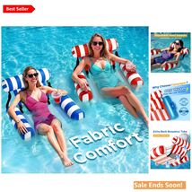 Durable U-Shaped Pool Lounges - 2-Pack for Maximum Comfort &amp; Cool Relaxa... - $65.29