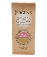 Jergens Natural Glow Face Moisturizer, Fair to Medium Skin Tones, SPF 20... - £7.70 GBP
