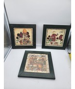 3 Debbie Mumm Birdhouse Sunflowers Framed Print Hanging Wall Decor - €26,05 EUR