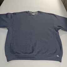 Russell Athletic Men's Cotton Bluish Gray Crewneck Pullover Sweatshirt Size XL image 8