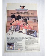 1987 Color Ad Nabisco Brands Oreos Mail Order for Mickey Mouse Club Memb... - €6,94 EUR
