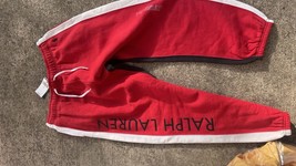 Polo Ralph Lauren new w tags Jogger SweatPants Large  Red Black Men’s  $138 - $72.00