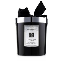 JO MALONE Velvet Rose &amp; Oud Perfume Home Candle w/ Lid 7oz Height 2.5 Inches NeW - £79.52 GBP