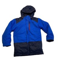 Columbia Lightning Lift Kids Ski Snow Jacket Blue Black Medium Waterproof Hooded - £15.46 GBP