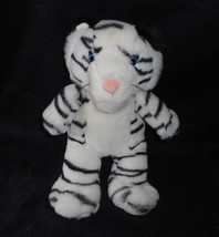 Vintage 1996 Plush Creations White Black Striped Tiger Cub Stuffed Animal Toy - £22.78 GBP