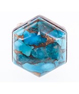 Jay King Sterling Silver Turquoise with Gold Matrix Ring Size 7 - $102.18 CAD