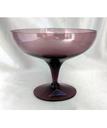 Vintage Mid Century MORGANTOWN Amethyst Purple STELLA Elegant Art Glass ... - $19.50