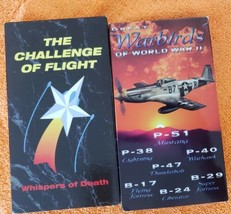 The Challenge Of Flight Whispers Of Death and War Birds of WW 2 RARE vb2 - £3.95 GBP