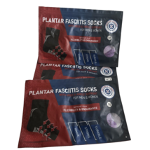 Plantar Fasciitis Socks Purple Medium Arch Ankle Support Men Women Heel ... - $29.94