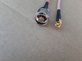 US MADE RG-400 N MALE to SMA MALE Double Shielded Coaxial Cable US MADE lot - $11.00+