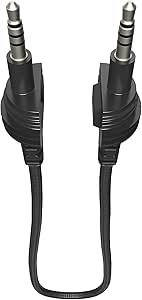 Durable Auxiliary Lanyard Cable for Active Lifestyle - Black - $14.84