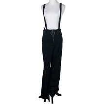 Fashion Nova Black Suspender Pants With Zipper &amp; Ring Detail Jumpsuit wi... - €9,87 EUR