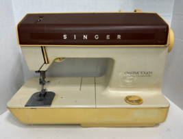Singer Vintage Creative Touch Fashion Machine 1036 Sewing Machine w/ Cov... - £73.40 GBP