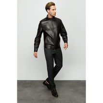 Vinci The Del Rio Leather Black Men Jacket image 2