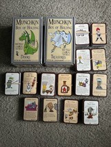 Munchkin Card Game Lot Base + 6 Expansion + 2 Box Of Holding 2 3 4 5 7 8 - $89.09