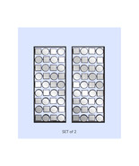 Screen Gems Contemporary Multi-Mirrored Metal Wall Plaque - Set of 2 - $446.82