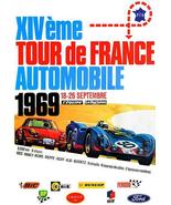 1969 Tour de France Automobile Race - Promotional Advertising Magnet - £9.58 GBP