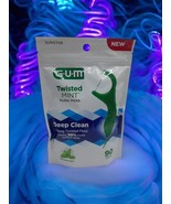 *1* GUM Twisted Mint Floss Picks: Twisted Threads Shred-Resistant 90 ct. - €10,22 EUR